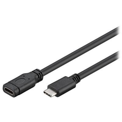 PremiumCord USB- C prodlužovací kabel (USB 3.2 generation 1), C/M - C/F, 2m