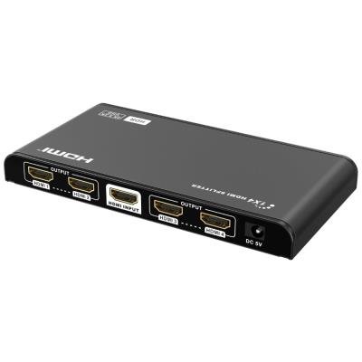 PremiumCord HDMI 2.0 splitter 1-4 porty, 4K x 2K/60Hz, FULL HD, 3D, černý