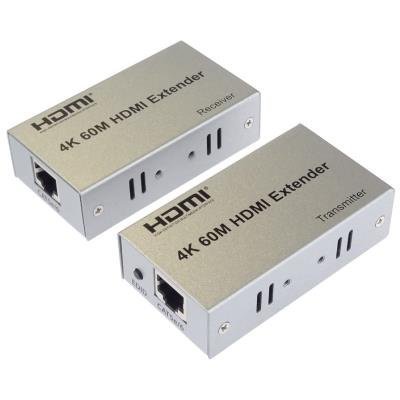 PremiumCord 4K HDMI extender na 60m přes jeden kabel Cat5e/Cat6