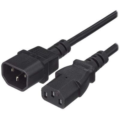 PremiumCord prodlužovací kabel 230V 2m černý