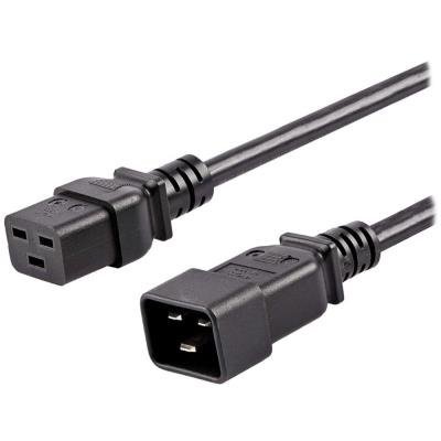 PremiumCord Kabel síťový prodlužovací  230V 16A 3m, konektory IEC 320 C19 - IEC 320 C20