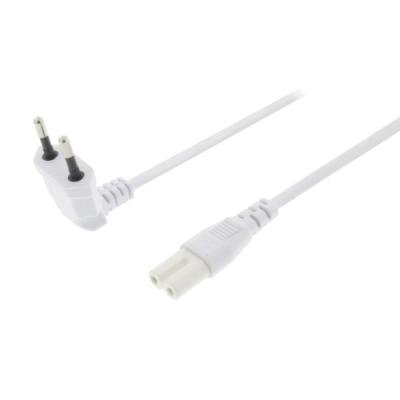 Kabel Valueline Euro na IEC-320-C7 bílý 3m