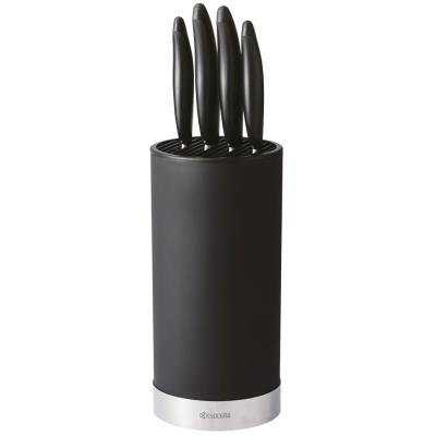 Kyocera kulatý blok na nože černý + 4 GEN nože KB-RD BK 4KN FK