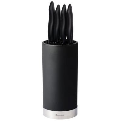 Kyocera kulatý blok na nože černý + 4 SHIN BLACK nože KB-RD BK 4KN ZK
