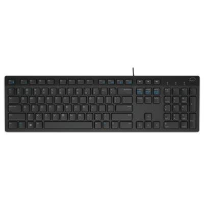 DELL klávesnice KB216/ multimediální/ Azerty/ Francouzská/ USB/ drátová/ černá