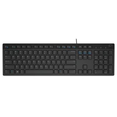 DELL klávesnice KB216/ multimediální/ ukrajinská/ UA/ USB/ drátová/ černá