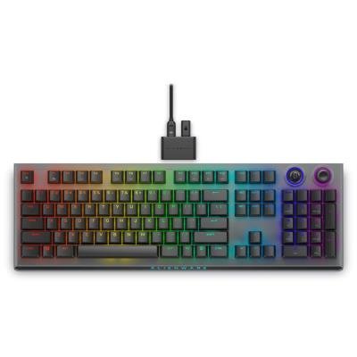 DELL klávesnice Alienware Tri-Mode Wireless Gaming Keyboard /  AW920K/ US/ Int./ mezinár./ Dark Side of th Moon)