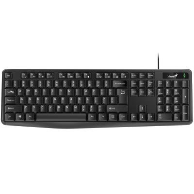 GENIUS KB-117/ Drátová/ USB/ černá/ US layout