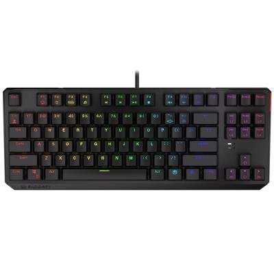 Endorfy herní klávesnice Thock TKL Kailh  BR RGB /USB/ brown sw. / drátová / mechanická / US layout / černá RGB