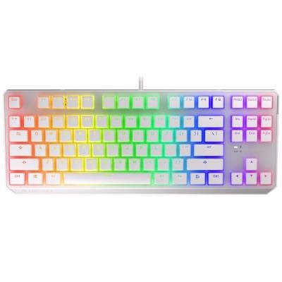 Endorfy herní klávesnice Thock TKL OWH Pudd.Kailh  BR RGB /USB/ brown sw./ drátová / mechanická / US layout / bílá RGB