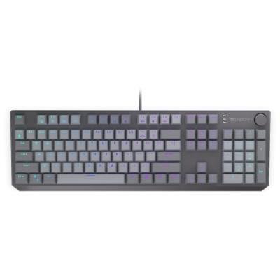 Endorfy mechanická klávesnice Thock V2 / drátová / ARGB /  red sw. / USB / num. kl. / US layout