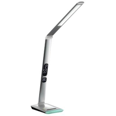 Stolní lampička IMMAX Heron 12W stříbrná