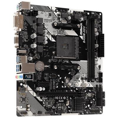 ASRock B450M-HDV R4.0 / AMD B450 / AM4 / 2x DDR4 DIMM / HDMI / DVI-D / VGA / M.2 / mATX