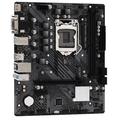 ASRock H510M-HDV/M.2 SE / Intel H470 / LGA1200/ 2x DDR4  / M.2 / VGA / DVI-D / HDMI / mATX