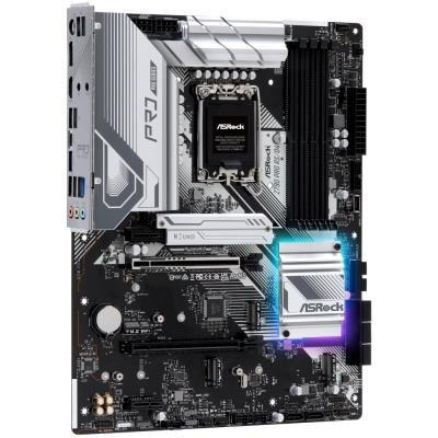 ASRock Z790 Pro RS/D4 / Intel Z790 / LGA1700 / 4x DDR4 / 4x M.2 / HDMI / DP / USB-C / ATX