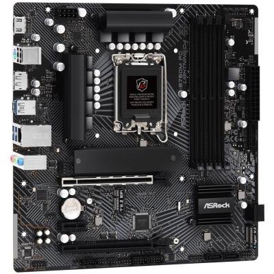 ASRock B760M Phantom Gaming Lightning/D4 / Intel B760 / LGA1700 / 4x DDR4 / 2x M.2 / HDMI / DP / USB-C / mATX