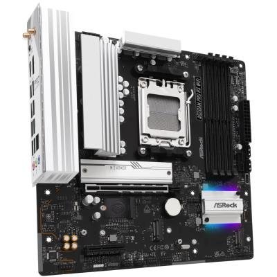 ASRock A620AM Pro RS WiFi / AMD A620A / AM5 / 4x DDR5 DIMM / 3x M.2 / HDMI / DP / 