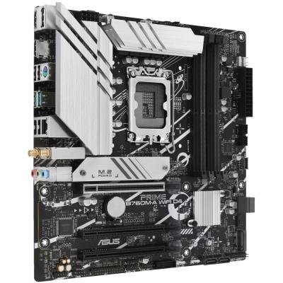 ASUS PRIME B760M-A WIFI D4 / Intel B760 / LGA1700 / 4x DDR4 / 2x M.2 / DP / 2x HDMI / WIFI / mATX