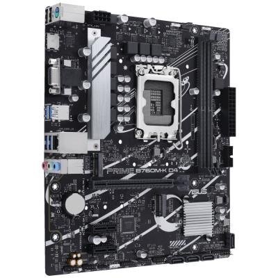 ASUS PRIME B760M-K D4 / Intel B760 / LGA1700 / 2x DDR4 / 2x M.2 / HDMI / VGA / mATX