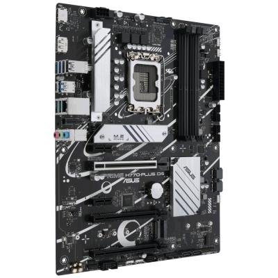 ASUS PRIME H770-PLUS D4 / Intel H770 / LGA1700 / 4x DDR4 / 3x M.2 / HDMI / DP / USB-C / ATX