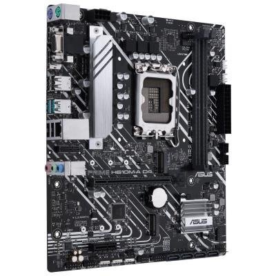 ASUS PRIME H610M-A D4 CSM / H610 / LGA1700 / 2x DDR4 / M.2 / HDMI / DP / D-Sub / mATX