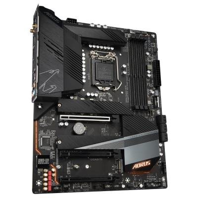 GIGABYTE B560 AORUS PRO AX / Intel B560 / LGA1200 / 4x DDR4 DIMM / 3x M.2 / HDMI / DP / USB-C / WiFi / ATX