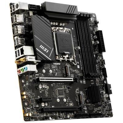 MSI PRO B760M-A WIFI / Intel B760 / LGA1700 / 4x DDR5 / 2x M.2 / 2x HDMI / 2x DP / WiFi / mATX 