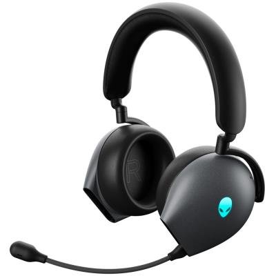 DELL AW920H/ Alienware Tri-Mode Wireless Gaming Headset/ bezdrátová sluchátka s mikrofonem/ černé