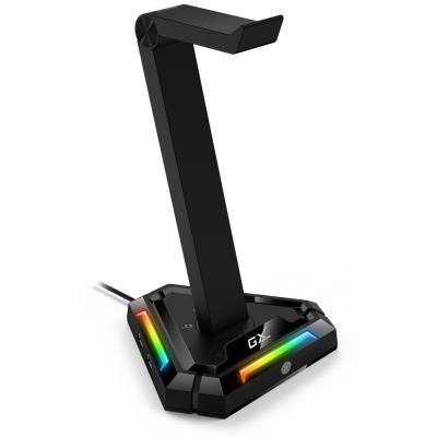 GENIUS GX-UH100/ headset stand/ RGB/ USB hub (2x USB, 2x USB-C)