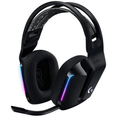 Logitech G733 LIGHTSPEED Wireless RGB Gaming Headset, EMEA, black