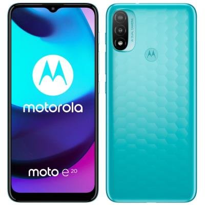 Motorola Moto E20 modrý
