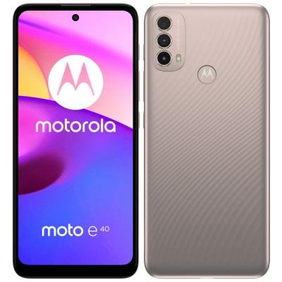 Motorola Moto E40 růžový