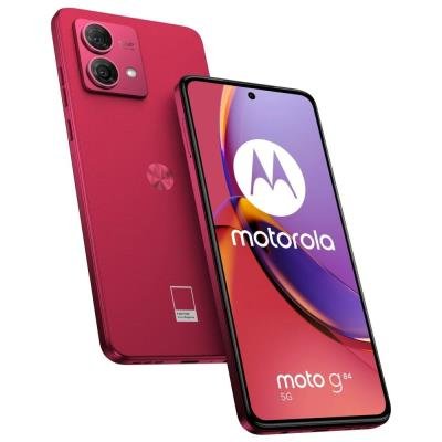 Motorola Moto G84 - Viva Magenta (Vegan Leather)   6,55" / nano SIM hybridní slot/ 12GB/ 256GB/ 5G/ Android 13