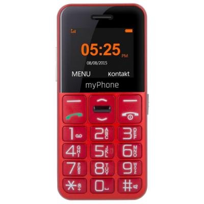 Mobilní telefon myPhone HALO Easy červený