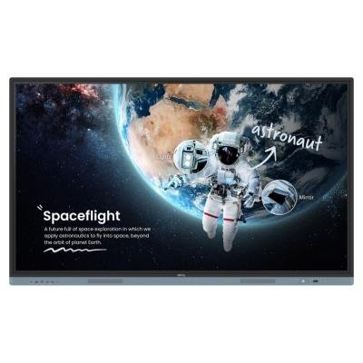 BENQ dotykový panel 75" RM7504/ UHD 4K/8GB I 32GB /provoz 18/7/ HDMI/DP/ USB-C/ Android 13/NFC/40 dotykových bodů