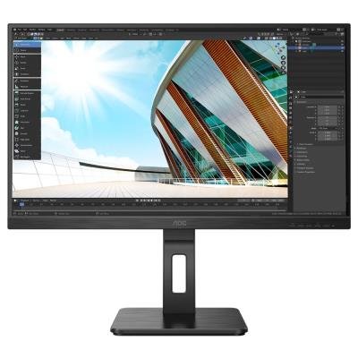 AOC 27" LED Q27P2Q / IPS / 2560x1440@75Hz / 16:9 / 4ms / 1x DP / 1x HDMI / 1x VGA / 4x USB / PIVOT / repro