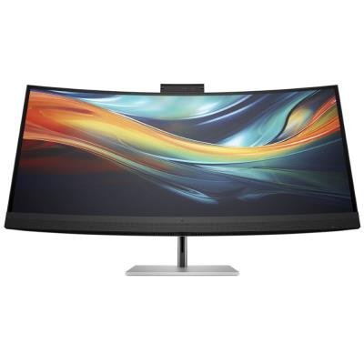 HP 740pm/ 39,7" prohnutý/ 5120x2160/ IPS/ 5ms/ 300 cd/m2/ 1000:1/ HDMI/ DP/ USB/ RJ-45/ VESA/ černo-šedý