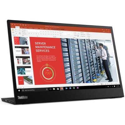 Lenovo M14t/ 14" IPS/ 16:9/ 1920 x 1080 FHD/ 300cd/m2/ 700:1 / 6ms/ USB-C/ černý