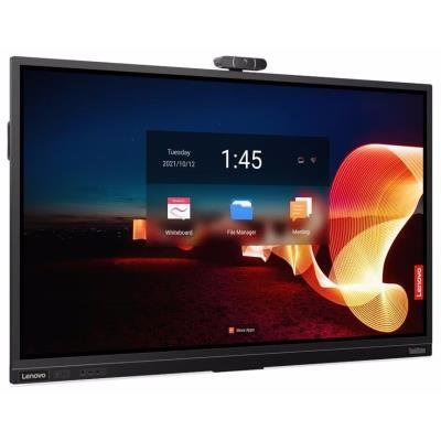 Lenovo ThinkVision T75 s kamerou/ 75" IPS/ 3840x2160/ 16:9/ 400cd/m2cmd/ 1200:1/ 8ms/ HDMI/ DP/ USB/ VESA/ RJ45/ černý