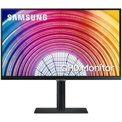 Samsung S60A 24"/ 2560x1440/ IPS/ 5ms/ 300 cd/m2/ DP/ HDMI/ USB/ sluchátkový port/ PIVOT/ černý