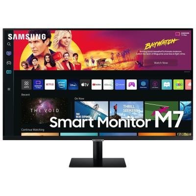 Samsung Smart Monitor M7/ 32"/ 3840x2160/ VA/ 4ms/ 300cd/m2/ HDMI/ USB/ USB-C/ VESA/ černý
