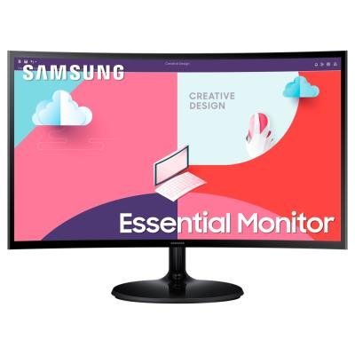 Samsung S360C/ 24"/ prohnutý/ 1920x1080/ VA/ 4ms/ 250 cd/m2/ HDMI/ D-Sub/ sluchátkový port/ VESA/ černý