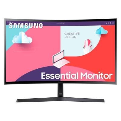 Samsung S366C/ 24"/ prohnutý/ 1920x1080/ VA/ 4ms/ 250 cd/m2/ HDMI/ D-Sub/ sluchátkový port/ VESA/ černý