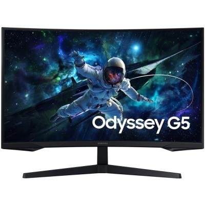 Samsung Odyssey G55C/ 32"/ prohnutý/ 2560x1440/ VA/ 1ms/ 300cd/m3/ HDMI/ DP/ jack/ VESA/ černý
