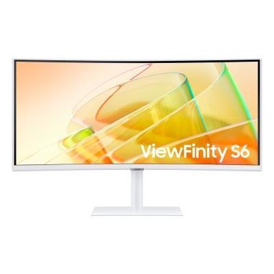 Samsung ViewFinity S65TC/ 34"/ prohnutý/ 3440x1440/ VA/ 5ms/ 350cd/m3/ HDMI/ DP/ jack/ USB/ LAN/ VESA/ bílý