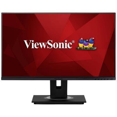 ViewSonic VG2456 / 24"/ IPS/ 16:9/ 1920x1080/ 5ms/ 250cd/m2/ HDMI/ DPin-out/ VGA/ USB/ USB-C/ RJ45/  PIVOT/ Repro 