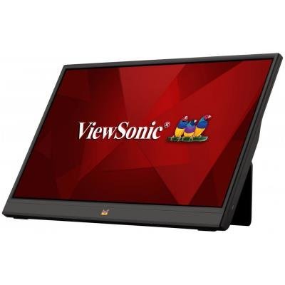 ViewSonic VA1655 - přenosný mon./ 15,6"/ IPS/ 16:9/ 1920x1080/ 7ms/ 250cd/m2/ miniHDMI/ 2xUSB-C/ integ. stojan/ repro