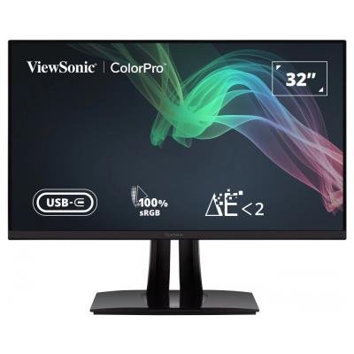 ViewSonic VP3256-4K / 32"/ IPS/ 16:9/ 3840x2160/ 5ms/ 350cd/m2/ DP/ HDMI/ 2xUSB-A/ USB-B / USB-C/ PIVOT/ Repro 