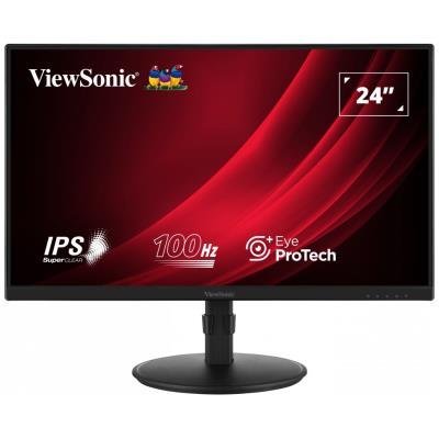 ViewSonic VG2408A / 24"/ IPS/ 16:9/ 1920x1080/ 5ms/ 250cd/m2/ DP/ HDMI/ VGA/2+1 USB/ PIVOT 