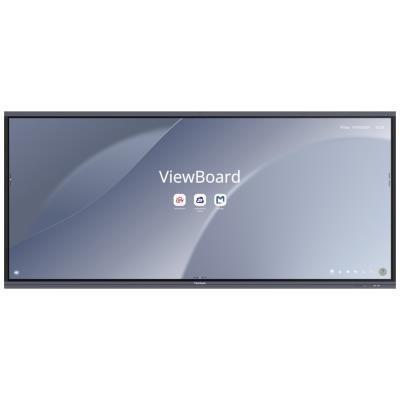ViewSonic Flat Touch Display IFP92UW/ 92"/WUHD/128GB/8GB/450cd / Android / OPS/ HDMI/ USB-C/Subwoofer Speaker/ Black